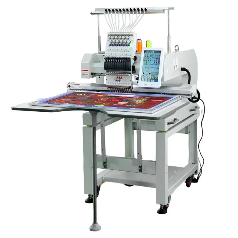 【Più venduto】Macchina da ricamo computerizzata automatica a testa singola/multipla, piccola macchina da ricamo personalizzata