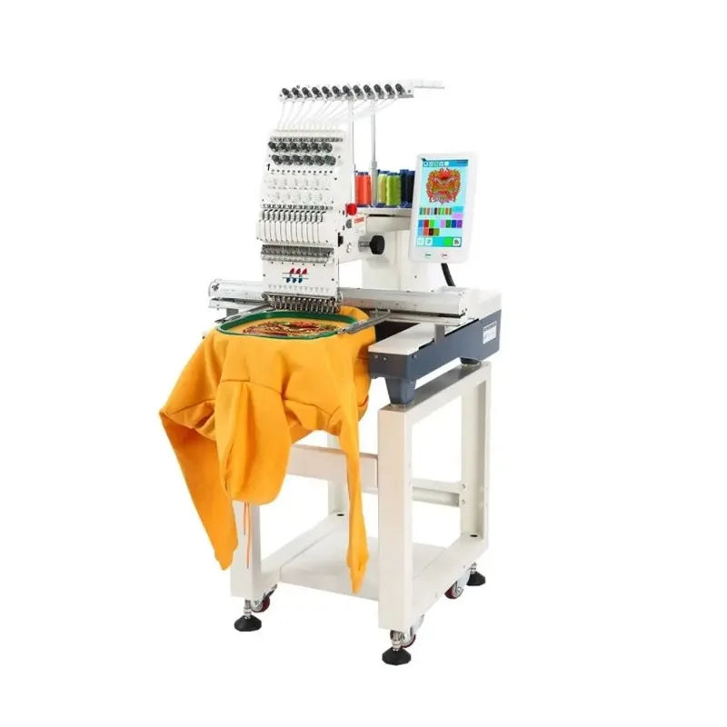 【Più venduto】Macchina da ricamo computerizzata automatica a testa singola/multipla, piccola macchina da ricamo personalizzata
