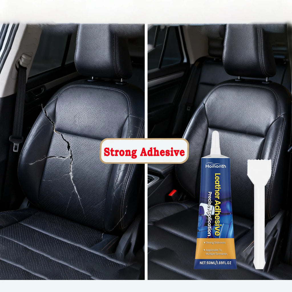 Car Interior Leather Repair Glue Adhesive Strong for Automotive Seats Steering Wheel Sofa & Furniture Quick Dry Flexible Bond