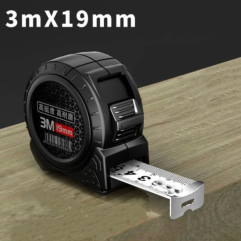 1/5 STUKS Zelfsluitende Fluorescerende Stalen Rolmaat Hoog-precisie Laser Inkjet Code Doos Liniaal Meetgereedschap Meter Liniaal