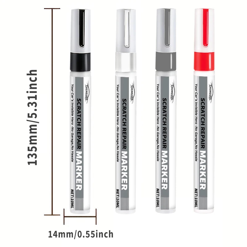 Car Scratch Repair Pen - Self-Use Paint Touch-Up Pen for Cars, Suitable for Repairing Scratches on Dashboards, Car Doors, Trim Strips, Buttons, and Switch Areas Easy to Use, Long-Lasting and Non-Fading, Designed Specifically