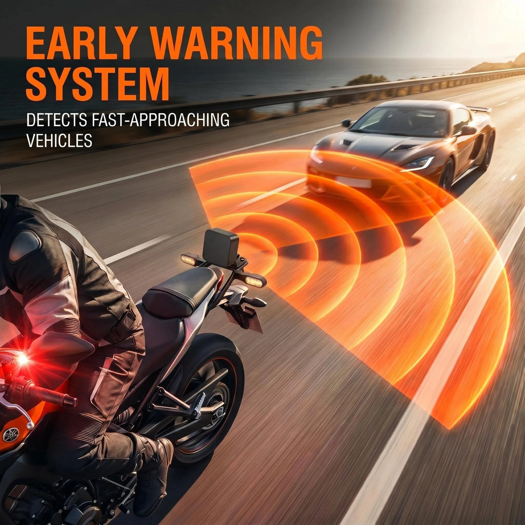 Motorcycle BSD Radar Safety System, Waterproof Model, Suitable for Yamaha XMAX 300, NMAX 155, FZ-07, Honda and BMW Series