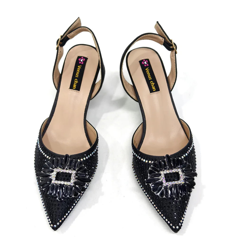 Sandali da donna nigeriani di alta qualità, stile italiano, sandali da donna africani, scarpe di lusso firmate, scarpe da donna 2025