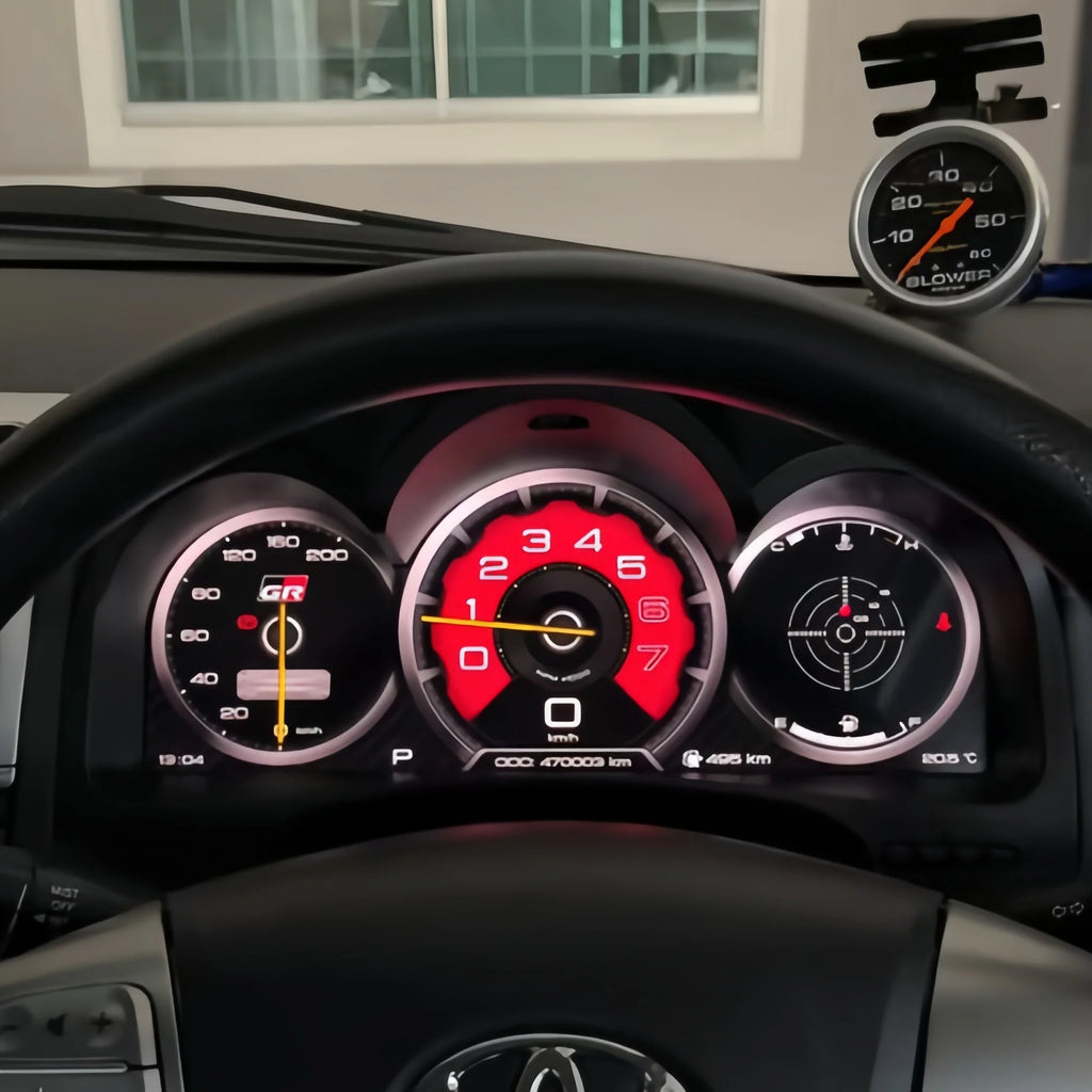 Digital Cluster For Toyota Hilux 2005 2007 2008 2009 2010 2011 2012 2013 Virtual Cockpit Speed Meter Car Dashboard Instrument