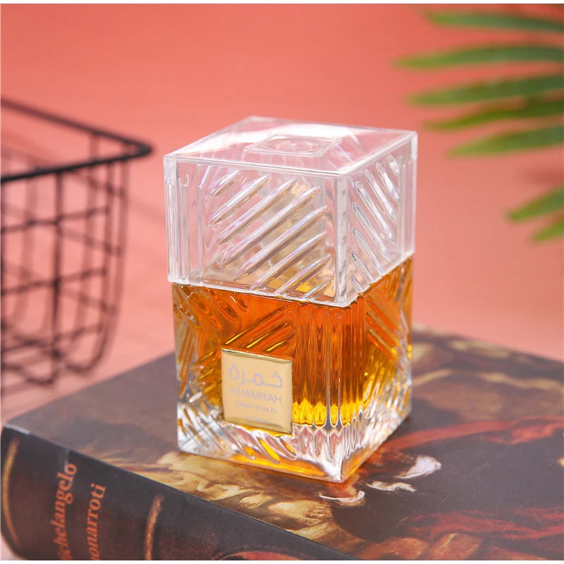 Khamrah Parfum Eau De Toilette Geschenkdoos 100ml Unisex Arabische Oud Geur Gourmand Geur Langdurig Parfum Voor Unisex