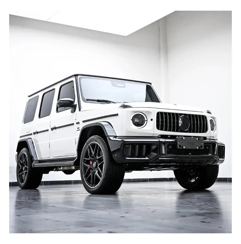 For Mercedes G Class 2019-2024 W464 G63 Upgrade 2025 W465 G63 Style Front Bumper Grille 3Pcs Facelift Exterior Mod Accessories