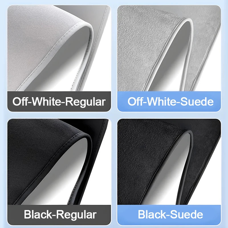 For Porsche Taycan Type 9J1 2019-2024 2022 Car Electrostatic Suede Silicone Sunshade Glass Sun Shade Protection Sunroof Cover