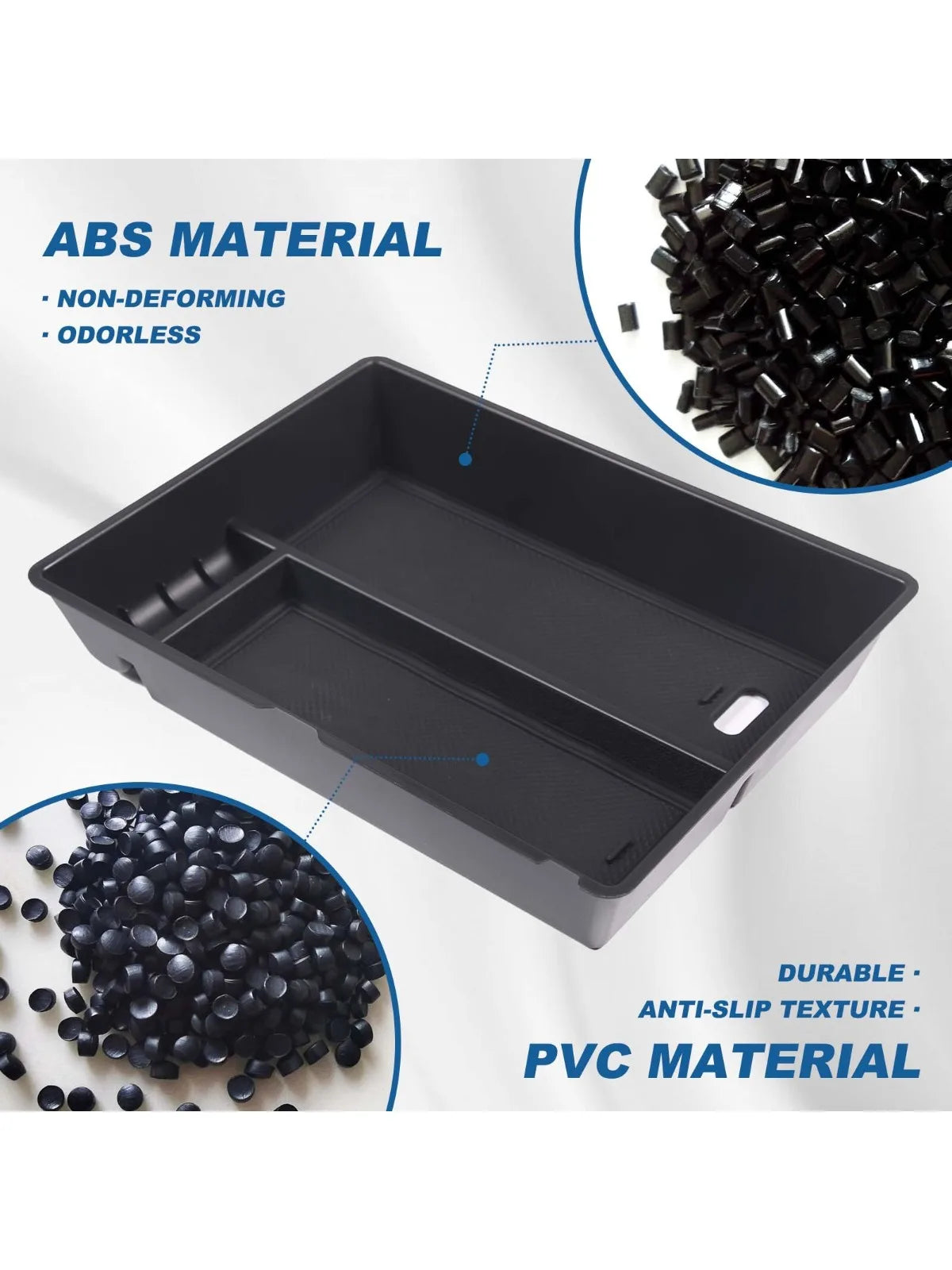 Multipurpose ABS Center Console Armrest Storage Box For Nissan Patrol 2023-2026 Infiniti QX80 2023-2026 Stowing Tray Container