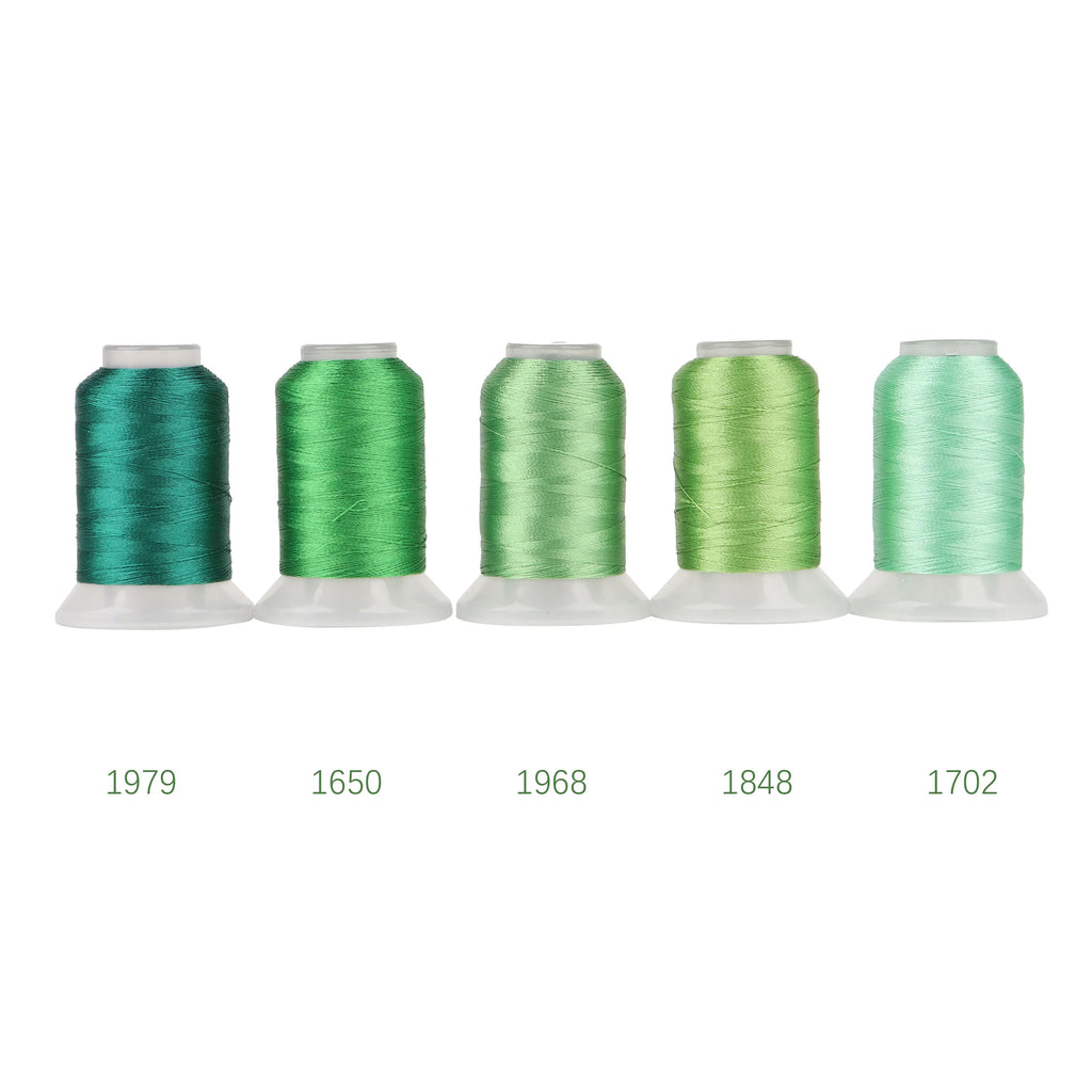 80 Nuovi Colori Madeira Set Premium Filato da Ricamo in Poliestere 40WT 500M Ogni Bobina Macchine Domestiche Brother Babylock Janome Singer