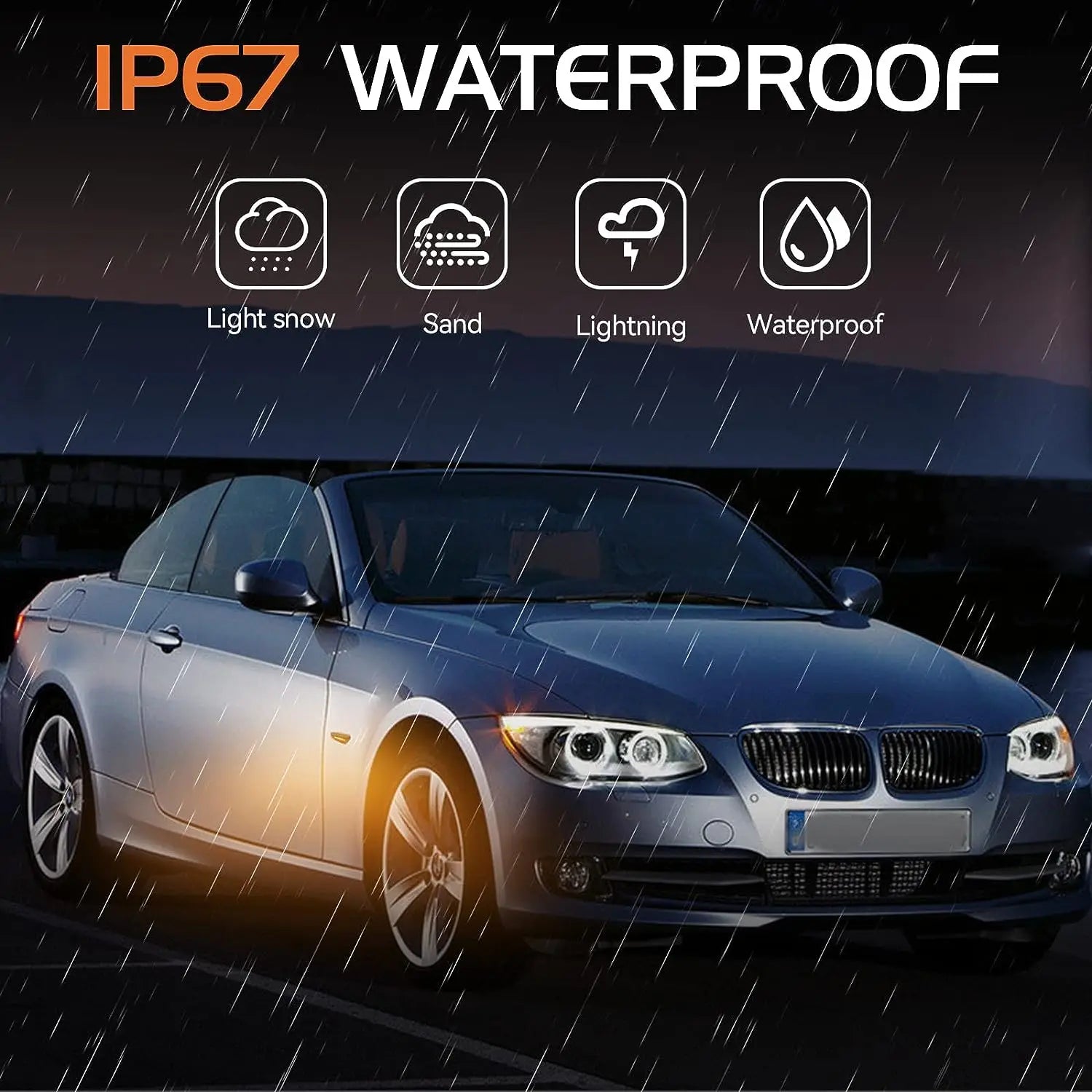 2pcs for BMW Led Dynamic Side Marker Turn Signal Light Sequential Blinker Light for E90 E91 E92 E93 E60 E87 E82 E46 Error Free