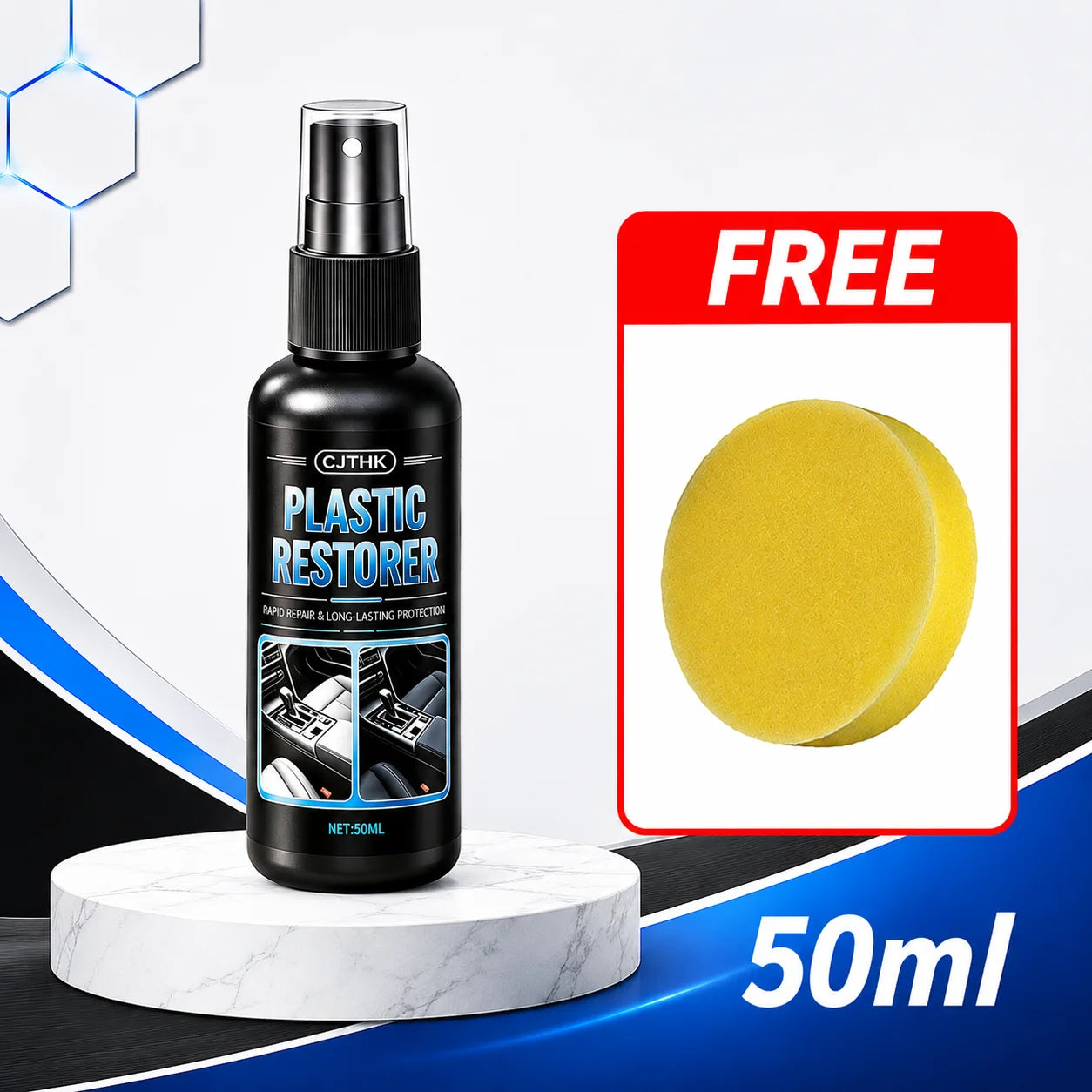 Car Plastic Restorer Back To Black Gloss Auto Plastic Leather Renovator Long Lasting Coating Liquid Auto Polish Repair Products