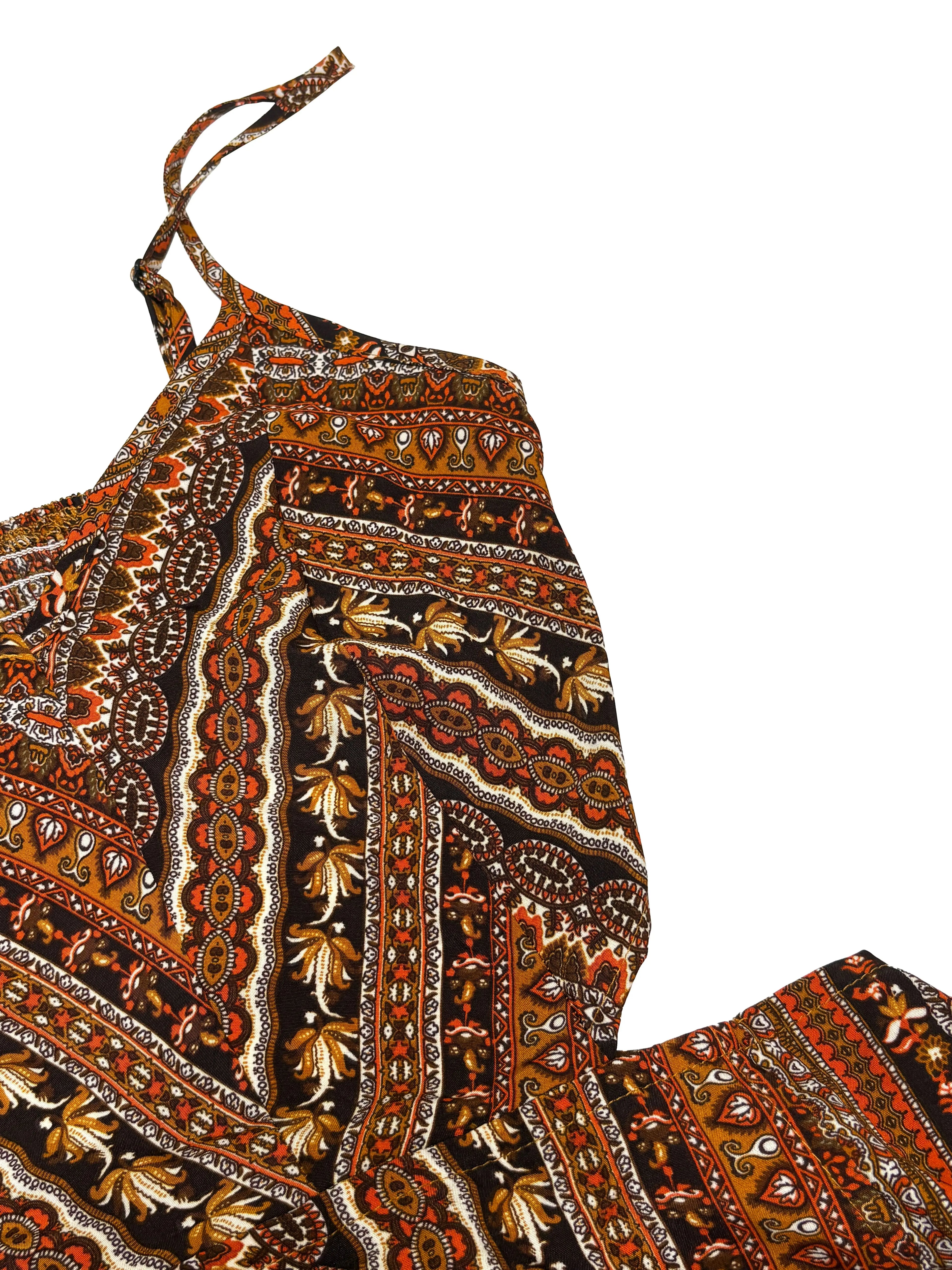 Diepe V-hals Strapless Jurk met Hoge Split, Maxi Jurk met Bloemenprint voor Strand of Feest, Zomerkleding voor Dames