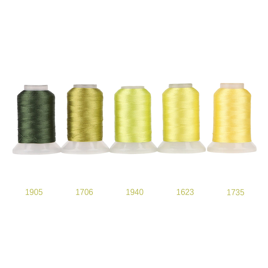 80 Nuovi Colori Madeira Set Premium Filato da Ricamo in Poliestere 40WT 500M Ogni Bobina Macchine Domestiche Brother Babylock Janome Singer