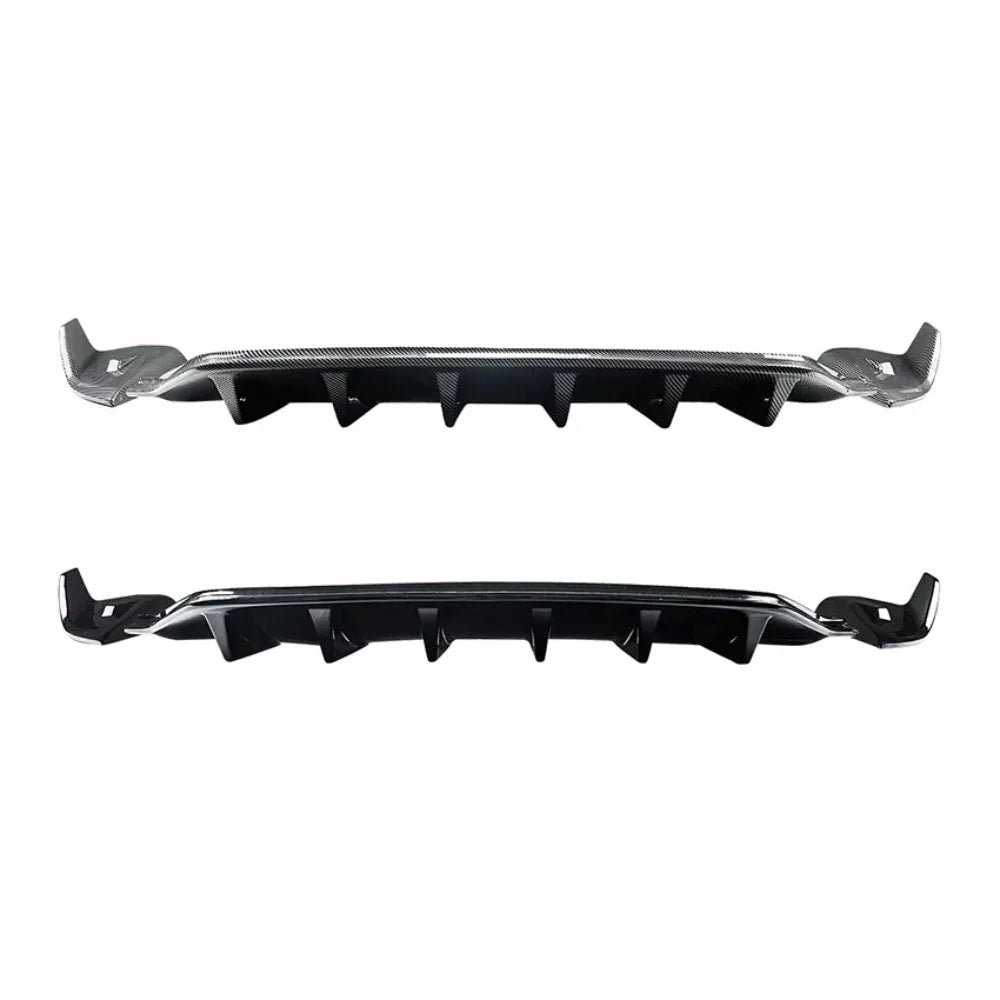Car Rear Bumper Spoiler Lips for Porsche Taycan 2019-2026  Lower Shovel Skirt Diffuser Splitter Board Auto Accessories Tuning