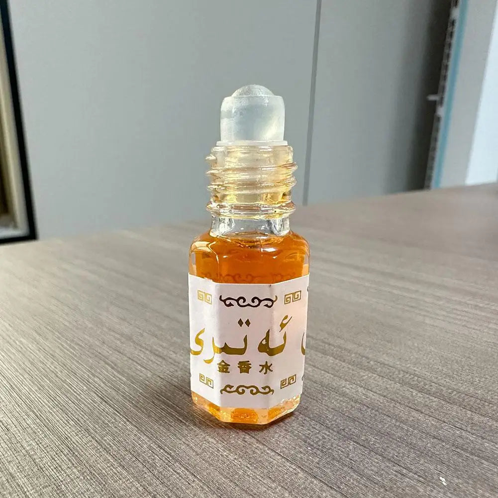 Arabische parfumolie roll-on draagbare langhoudende geur voor mannen, vrouwen, Midden-Oosten goud roll-on parfumolie draagbare geur