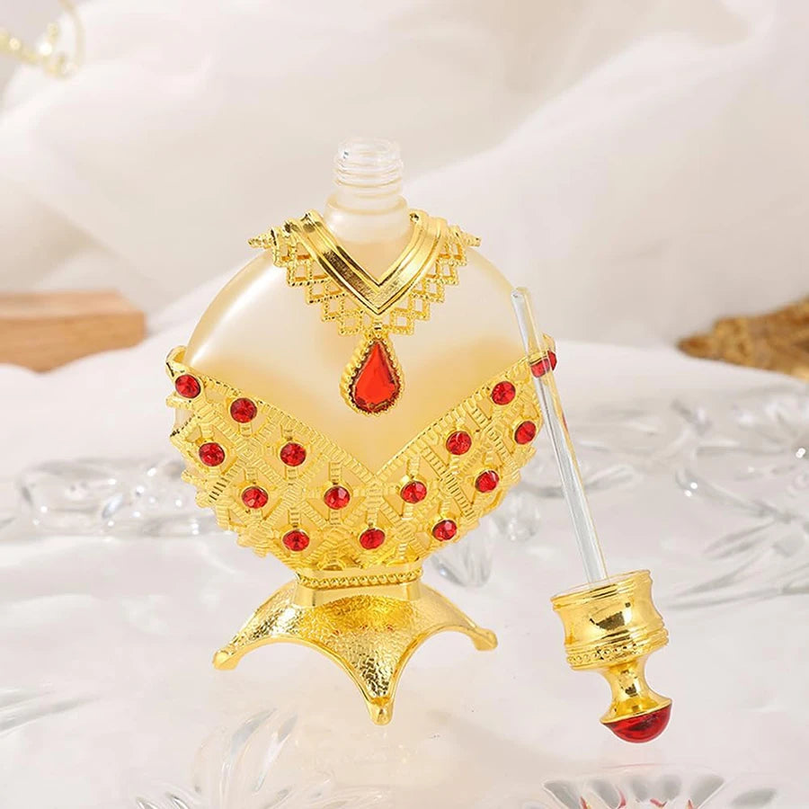 Set di Boccette di Profumo con Strass di Cristallo, Boccette Contagocce in Vetro Ricaricabili da 30ml e 10ml per Oli Essenziali, Accessori da Donna