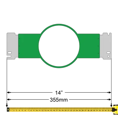 Telaio da ricamo magnetico Mighty Hoop Sewtalent per Fortever Halo 100, Halo X, FT-1501S, FT-1501HC, FT-1502HC, FT-1503HC, FT-1504HC