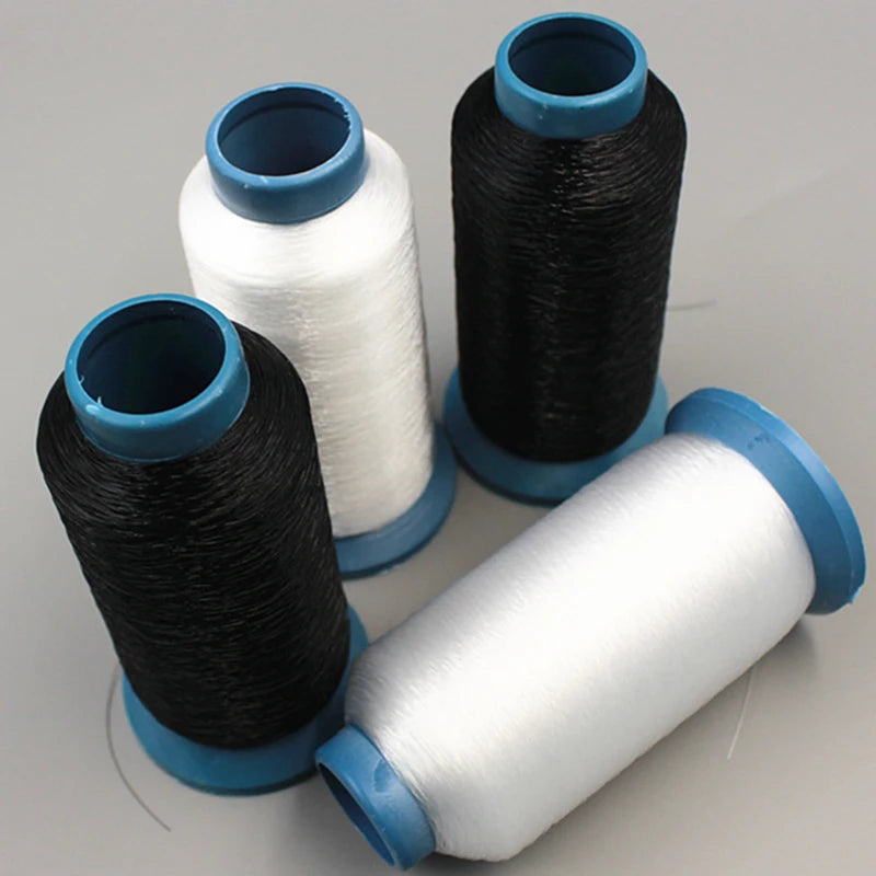 Filo trasparente per macchina da cucire da 4500 metri per colletto applicato a mano, filo di nylon invisibile da tavolo, accessori per cucito