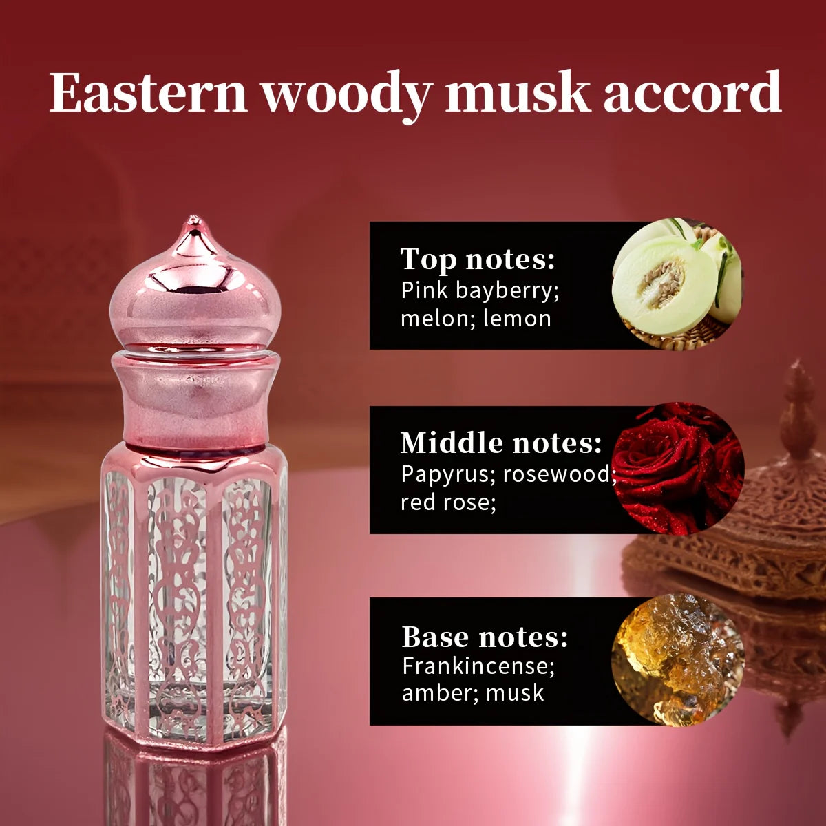 Arabische Rollerball Parfum Met Bloemige En Fruitige Geur Licht En Elegant Geschikt Voor Daten, Cadeaus En Draagbaar Met Doos