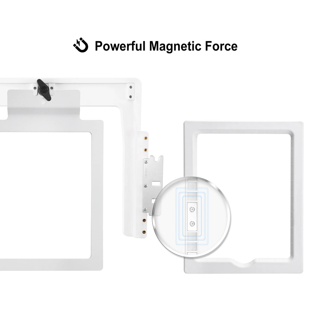 Telai magnetici Mighty Frame per macchine da ricamo semi-professionali Brother PRO W PR1060W a 10 aghi