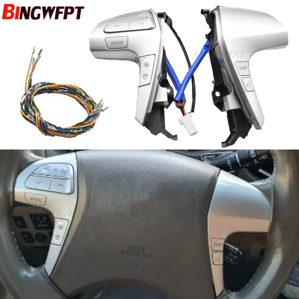 Bluetooth Steering Wheel Control Button Switch 84250-06160 For TOYOTA HILUX GGN15,25,35,KUN1*,2*,3*, LAN15,25,35,TGN1*26 11-15