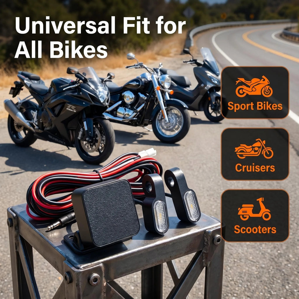 Motorcycle BSD Radar Safety System, Waterproof Model, Suitable for Yamaha XMAX 300, NMAX 155, FZ-07, Honda and BMW Series