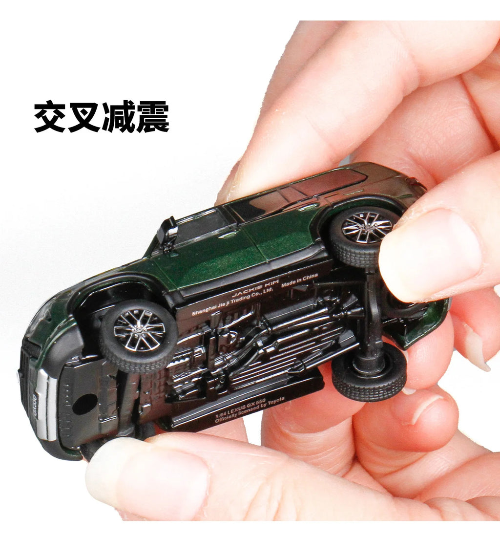 1:64 Lexus GX550 Off-road SUV Alloy Diecast Car Model Static Mini Metal Vehicle Replica Collectible Toy For Car Fans Desk Decor
