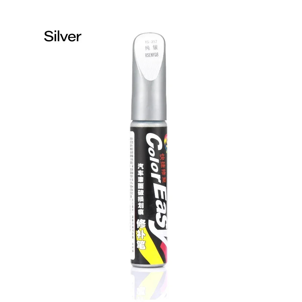 Car Paint Scratches Repair Pen Brush Waterproof Paint Marker Pen Car Tyre Tread Care Automotive Maintain Black White Red Silver