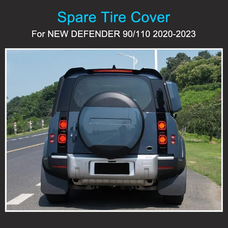 Spare Tire Cover Rear for Land Rover Defender 90 110 2020-2025 Trunk Spare Cover Wheel Cove Exterior Decoration Accessories