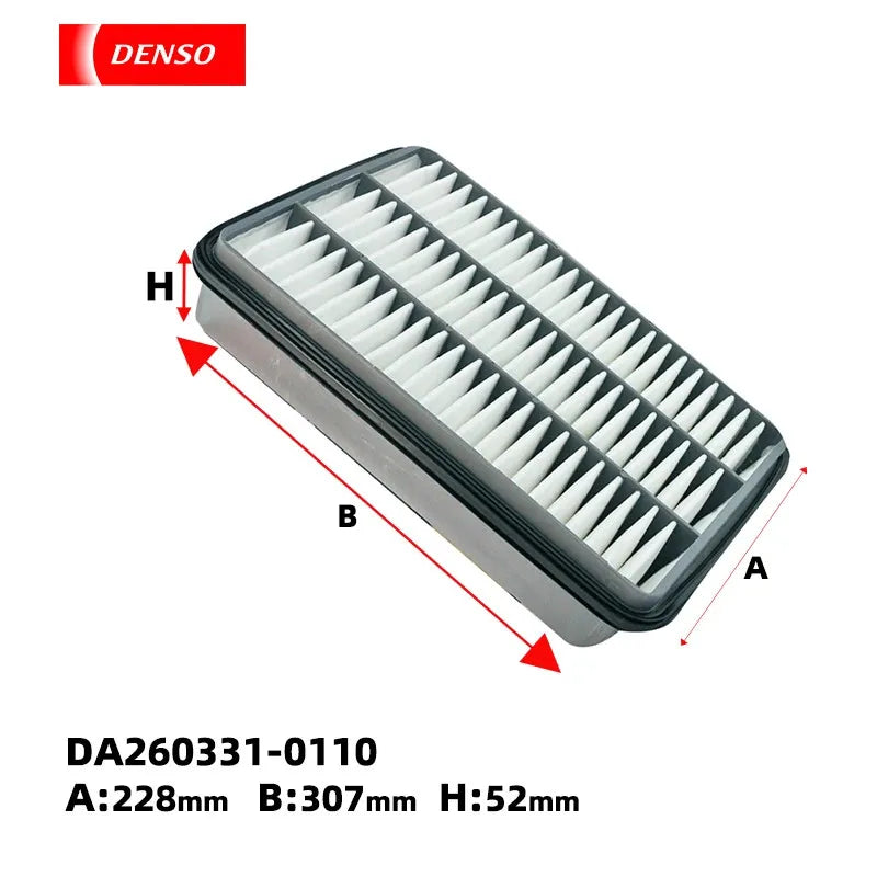 1PCS 17801-30040 DENSO AIR FILTER DA260331- 0110(0111) for Toyota Land Cruiser Prado 2009-2.7L 3.0T