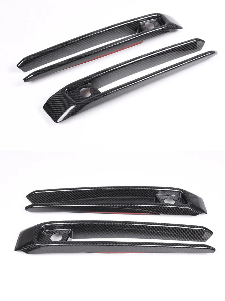 Fit For Mercedes G-Class W464 W463A G63 AMG 2019-2023 Real Carbon Fiber Front Fog Light Lamp Cover Trim Frame Car Accessories