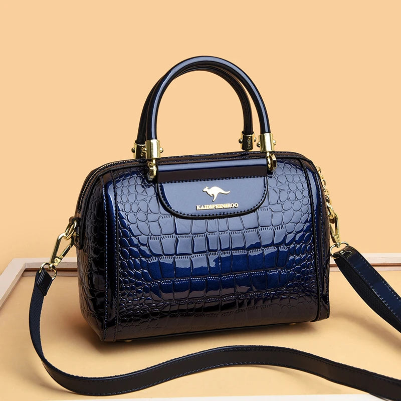 2024 Nieuwe Mode Krokodillenleer Dames Handtas Luxe Designer Dames Schoudertassen Retro Trendy Meisjes Shopper Tas Portemonnee