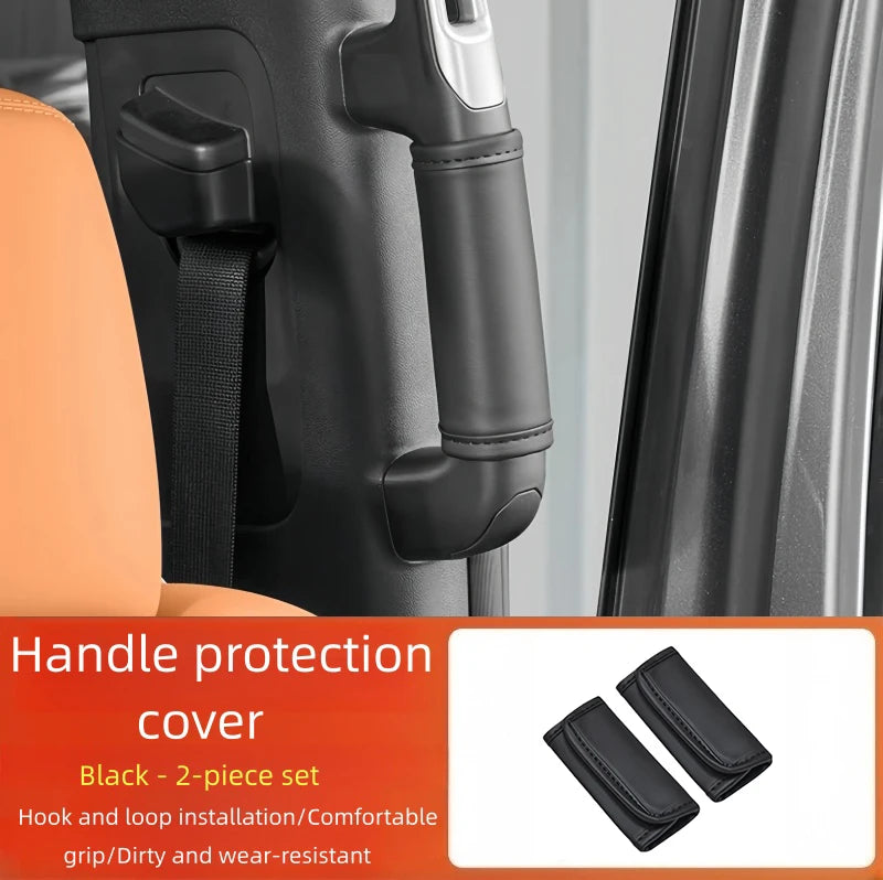 Auto Car Door Handle Protecter Cover Fit for BYD Leopard 7 Titanium 7 Modified Car B-pillar Handle Protection Cover Upgrade Part