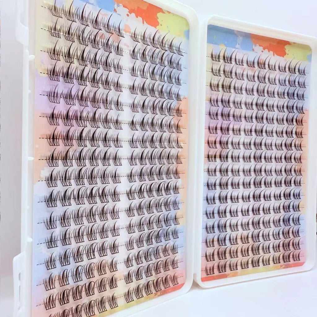 Hot Sales 32 rijen Valse Wimper Boek Natuurlijk Zacht Dagelijkse Make-up Wimper Clusters Voor Schoonheid