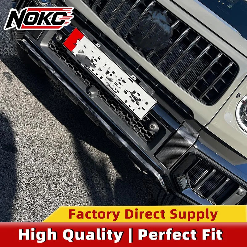 Dry Carbon Fiber Front Rear Bumper Cover Trim For Mercedes-Benz G-Class W465 G63 Dry Carbon Decorative Inserts OEM Replacement
