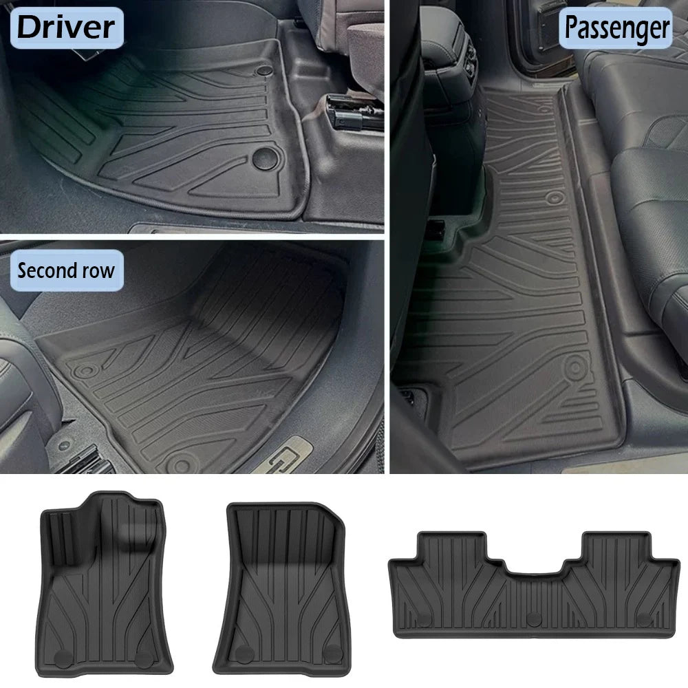 TPE Floor Mats,Floor Mats & Cargo Liners Protectors Non-slip For For BYD Formula Leopard 5 2023+ Bao 5