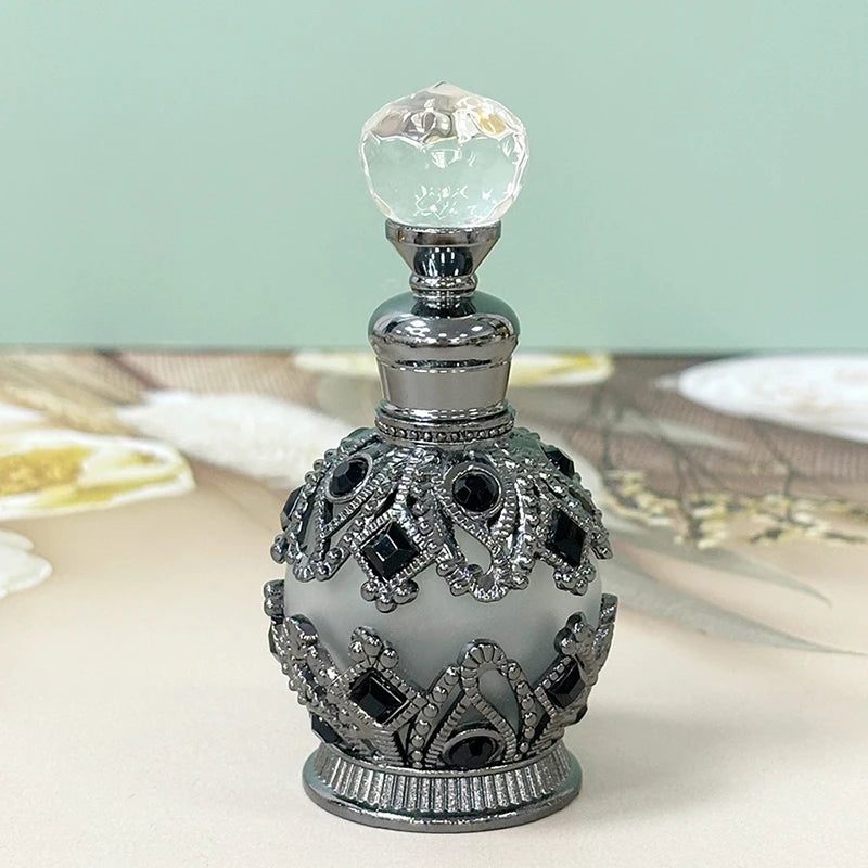1 STKS Luxe Parfumfles Essentiële Olie Fles 15ml Lege Fles Opbergfles Cadeau Glazen Parfumfles Draagbare Flesjes