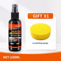 Car Plastic Restorer Leather Rubber Restore Back To Black Gloss Plastic Renovator Longlasting Coating Wax Polish Cleaning Liquid