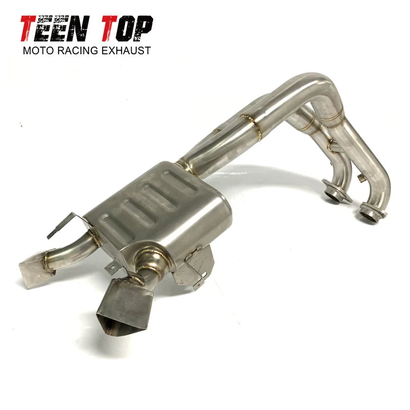Stainless Steel Motorcycle RS660 Exhaust Pipe For Aprilia RS660 Tuono660 Exhaust System Racing Muffler Underbike Escape Moto