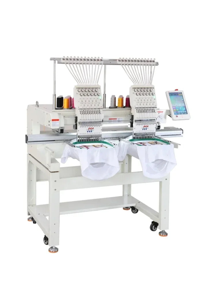 【Più venduto】Macchina da ricamo computerizzata automatica a testa singola/multipla, piccola macchina da ricamo personalizzata
