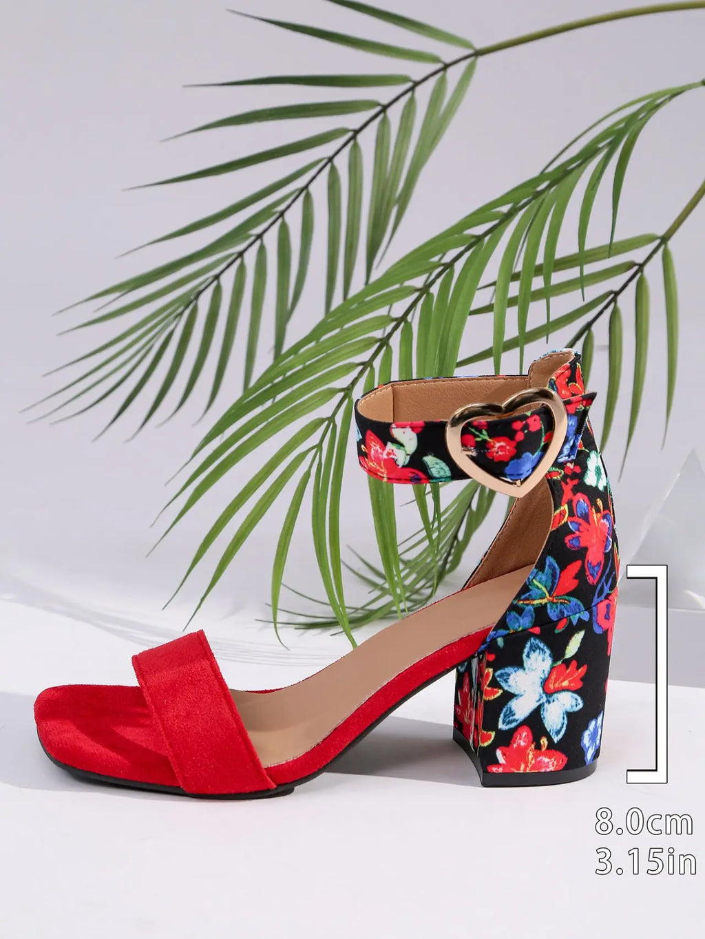 Sandali da donna alla moda con cinturino largo, comodi, morbidi, con tacco alto, aperti in punta, estivi, con tacco spesso, stile casual semplice, in velluto