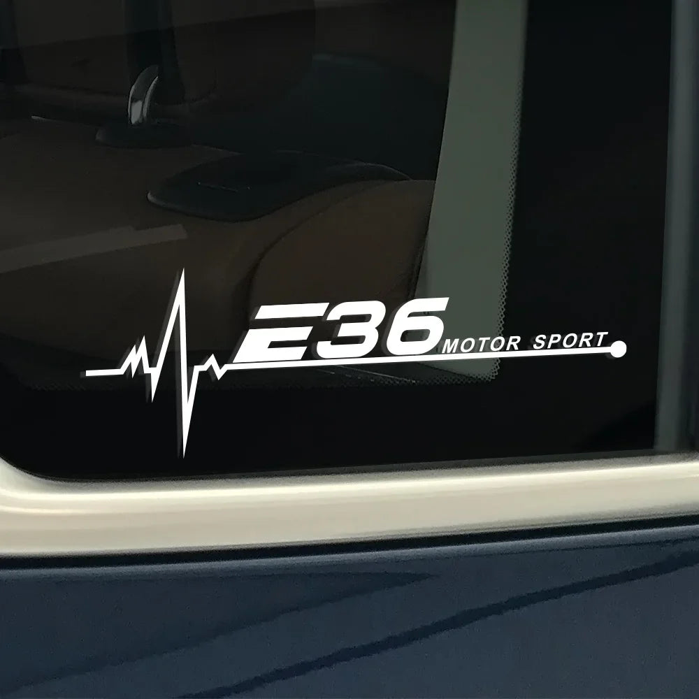 Car Side Window Sticker Auto Decor Film Decal Accessories for BMW E46 E90 E91 E60 E39 E36 E87 E92 E30 E34 E61 E62