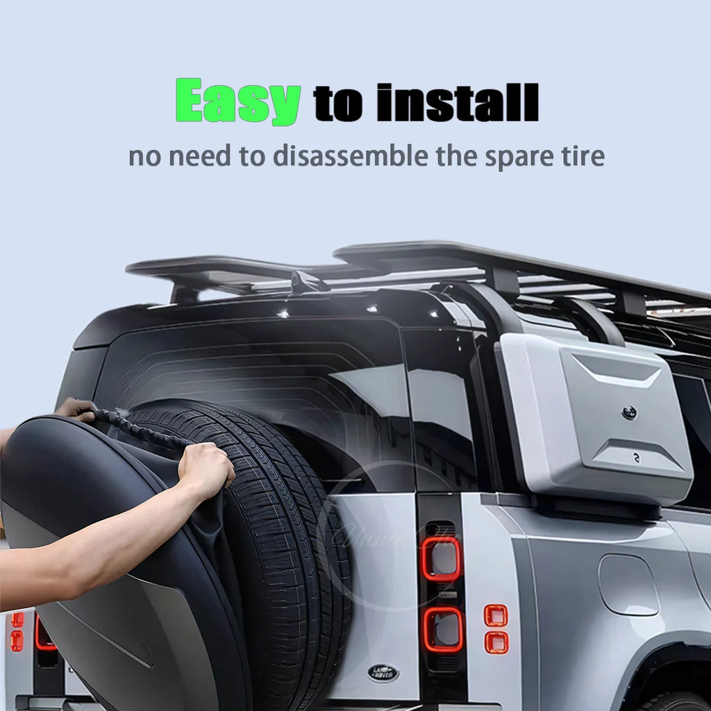 For Defender Tire Cover Spare Wheel Case for Land Rover Defender 110 Accessories Exterior 2020-2025 L663 90 130 Tyre Housing