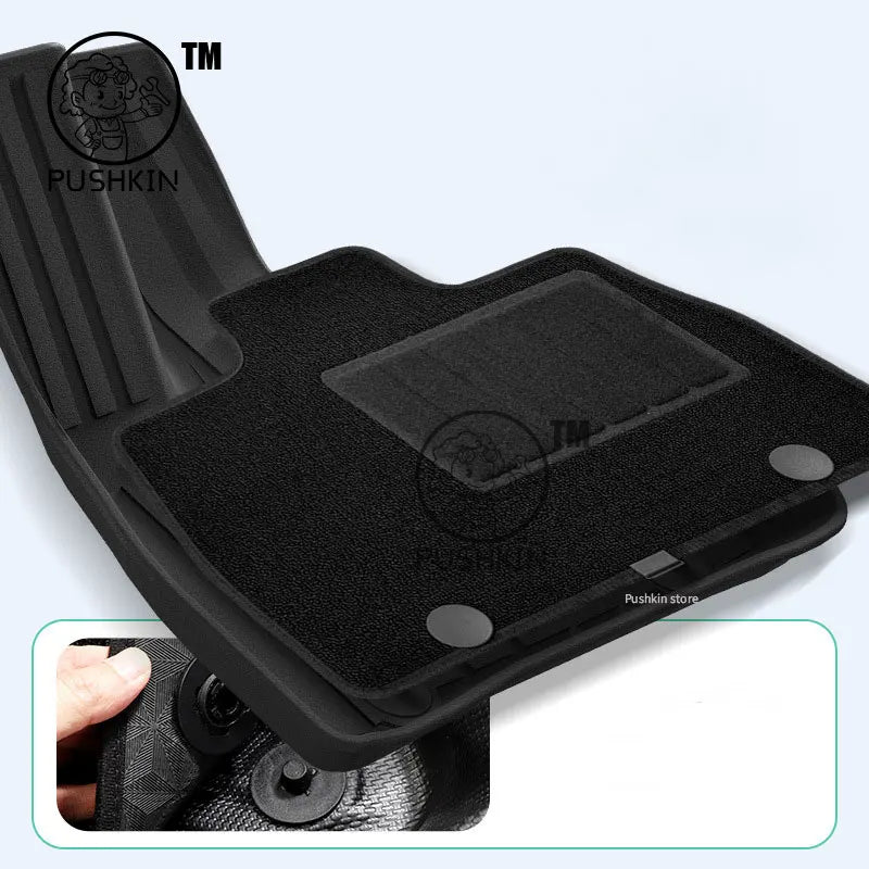 For BYD Leopard TAI 7 Titanium 7 Floor Mats All Weather Front Rear Cargo Liner Mat Waterproof Anti-Slip Foot Pads Accessories