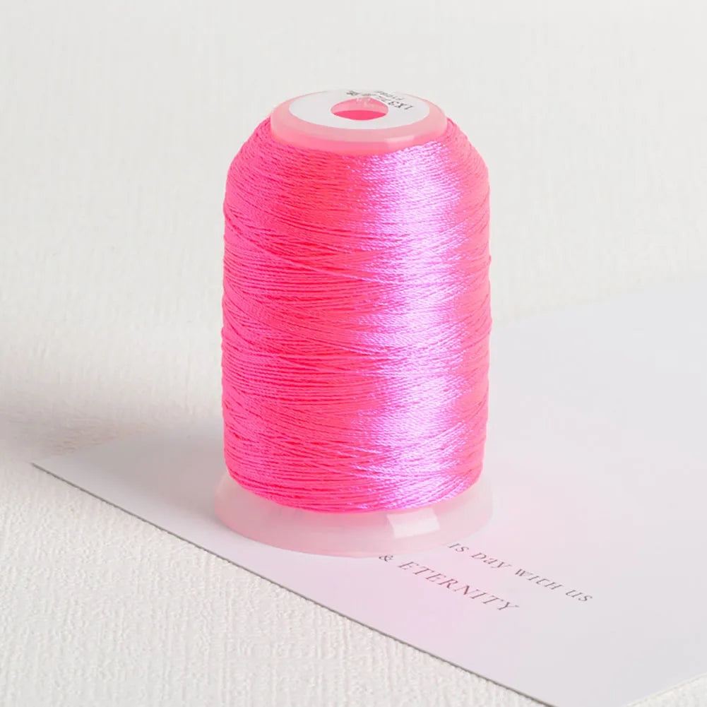 350m/rotolo Filo da ricamo per cucito fai da te, strumenti per cucito a punto croce, braccialetto di pizzo, corda intrecciata, nodi di pizzo, decorazione di gioielli