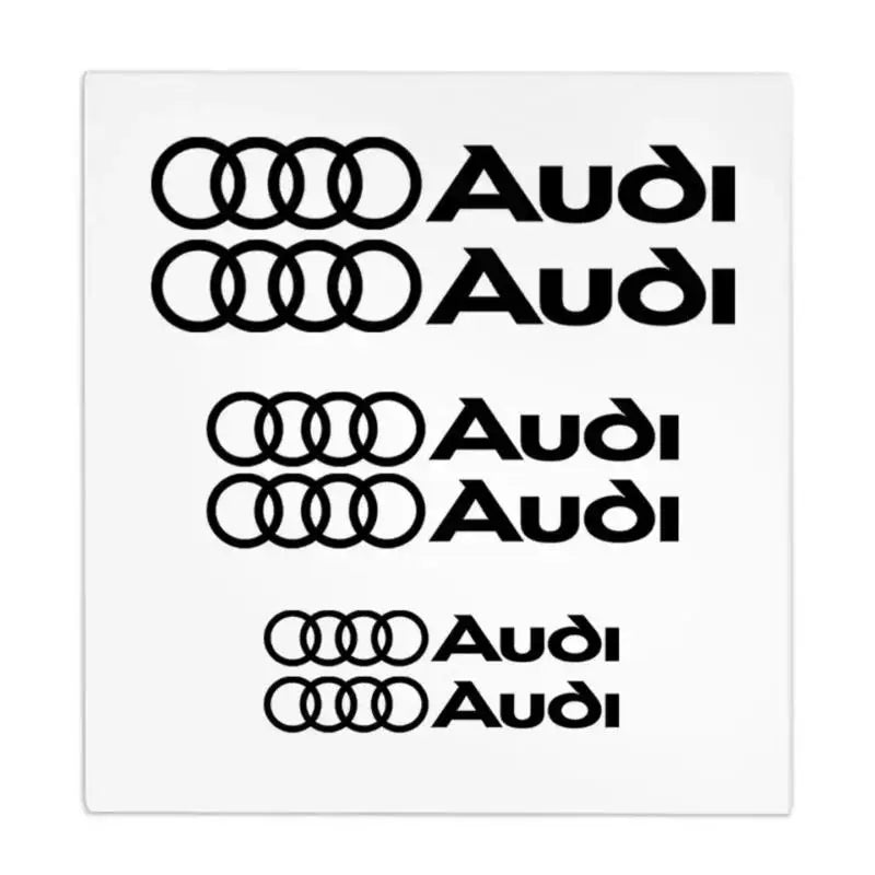 Car Brake Caliper Sticker Heat Resistant Decals Auto Accessories For Quattro For Audi S Line A1 A3 A4 A6 A7 Q3 Q5 Q7 RS3 RS4 RS5