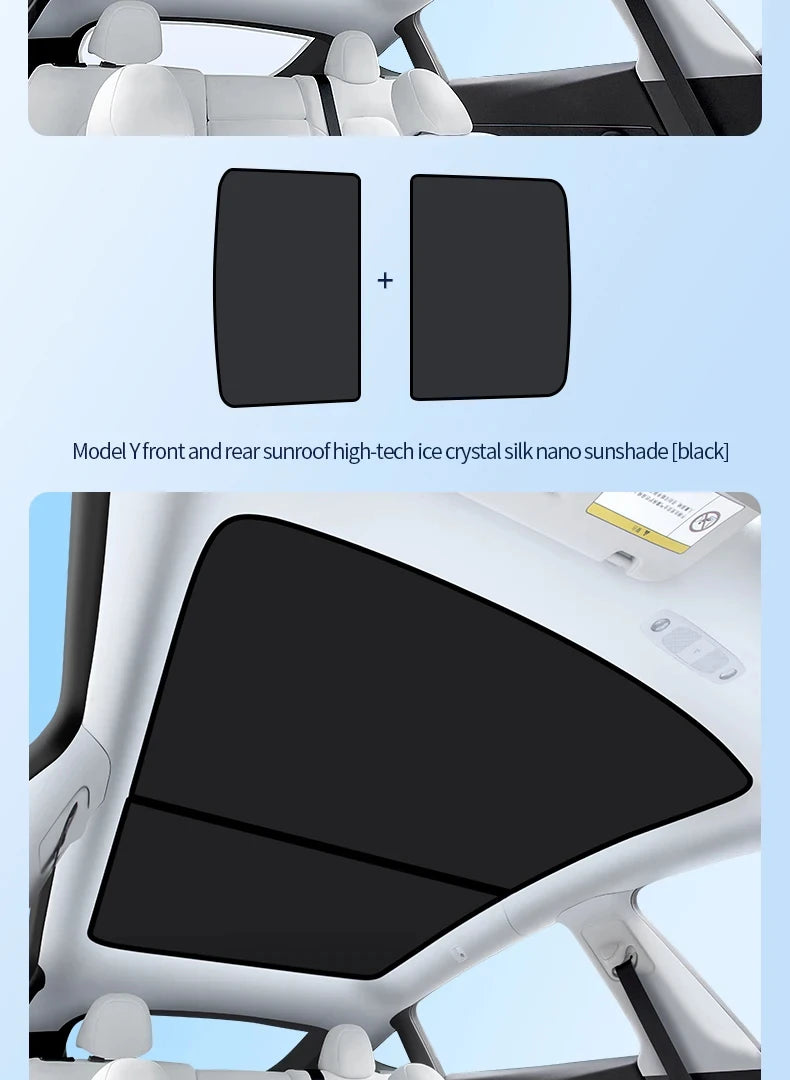 For BYD Denza B5 Formula Leopard 5 Suede Fabric Sunroof Sunshade, UV Protection Heat Insulation Electrostatic Adsorption