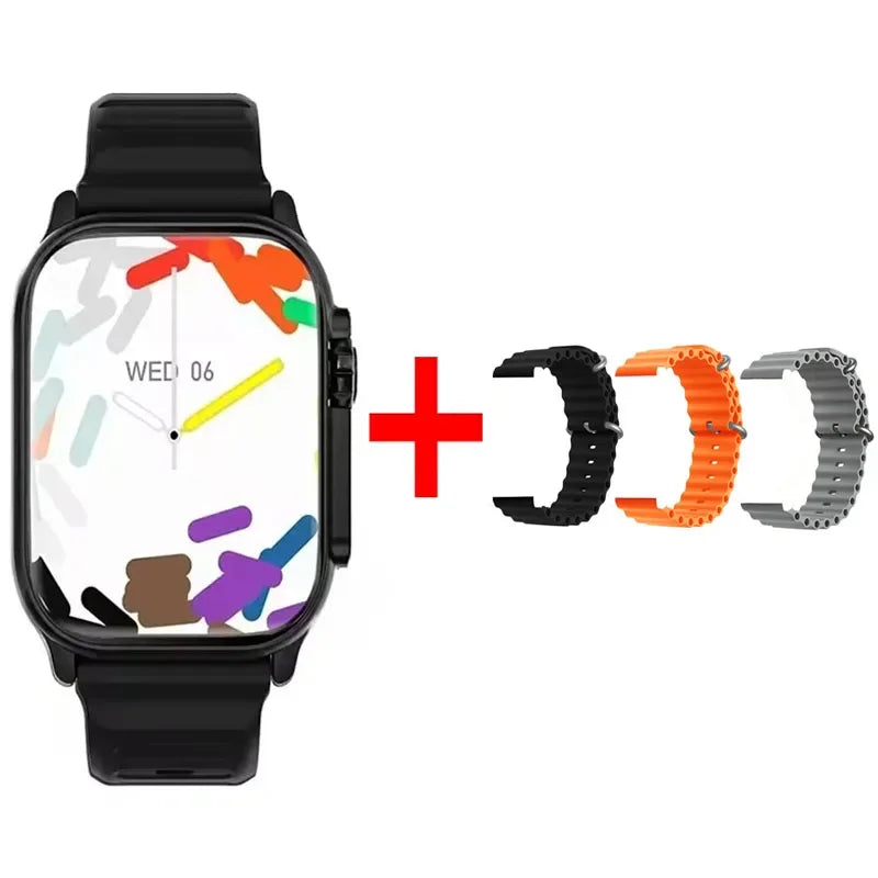 7 in 1 strap watch DT900 Support Music Wireless charging Bluetooth Calling Health& Fitness Tra Sports smart watch men and women
