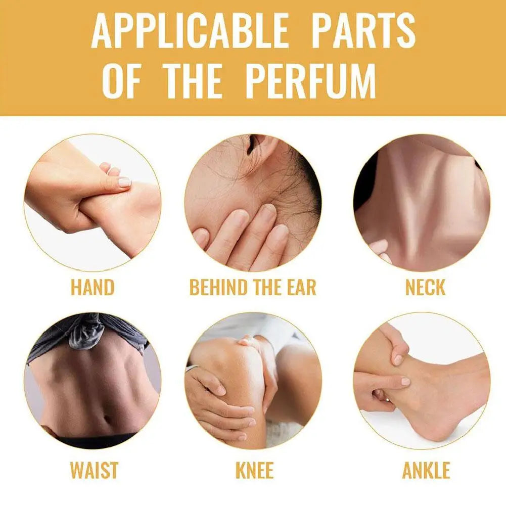 Arabische parfumolie roll-on draagbare langhoudende geur voor mannen, vrouwen, Midden-Oosten goud roll-on parfumolie draagbare geur