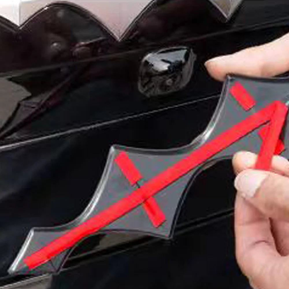 For BYD Leopard Titanium 7 Blackened Car Emblem Stickers Black Warrior Modified Decoration Accessories Section